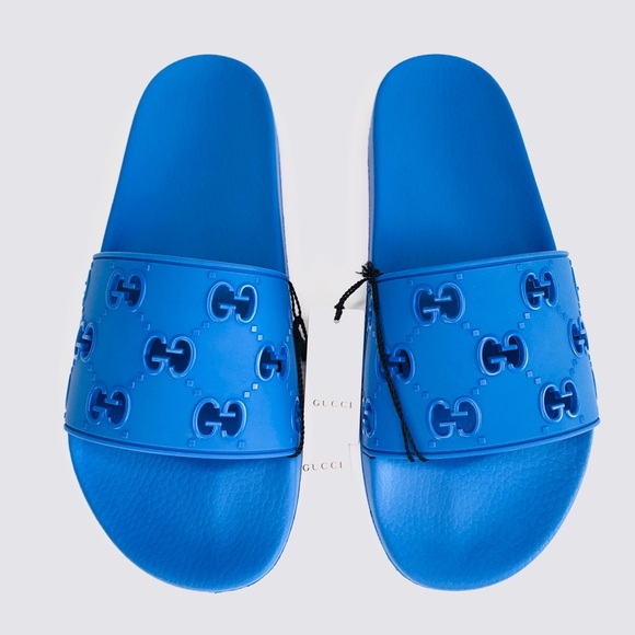 gucci pursuit slides men's